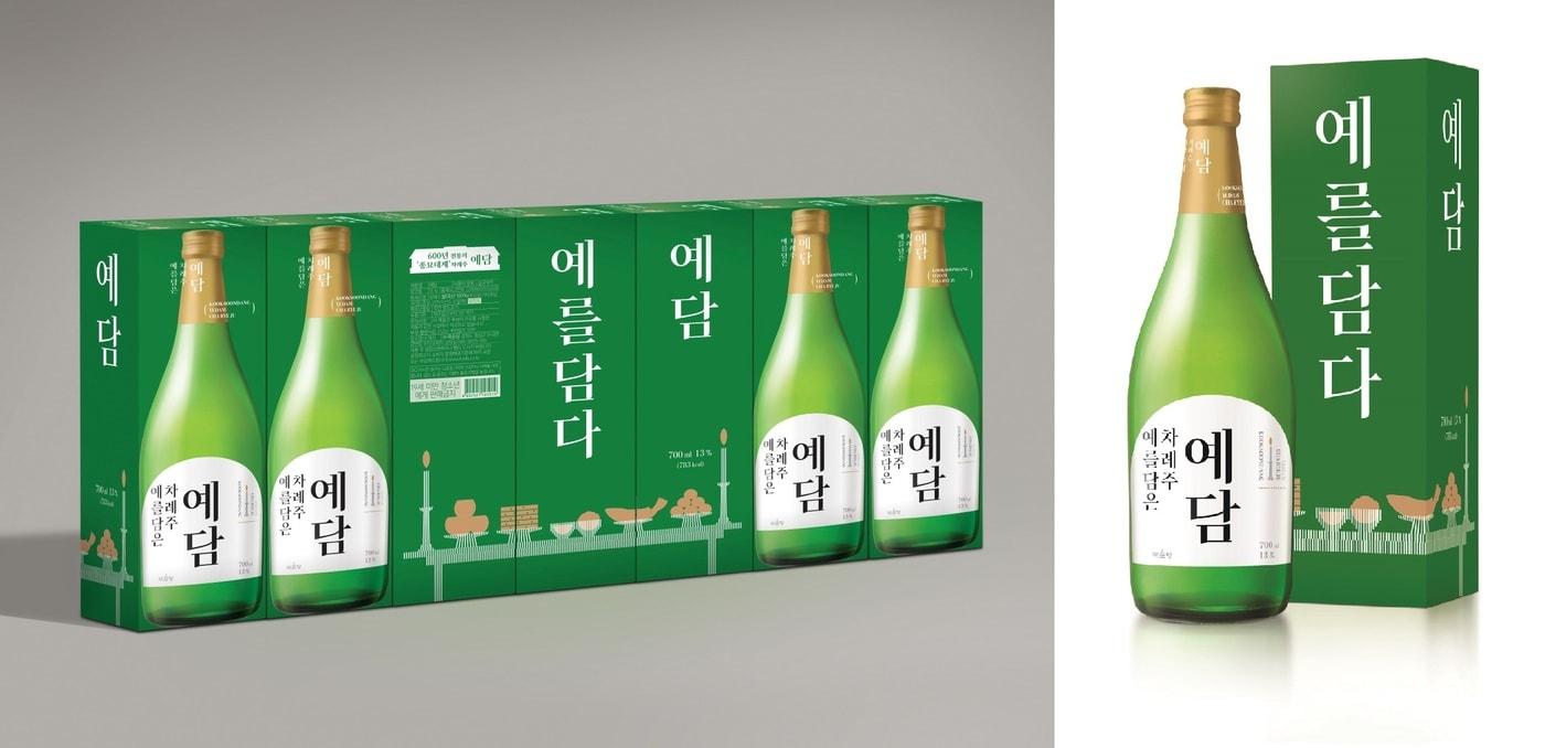 본문 이미지 - 2026 종묘대제에 제주로 사용되는 '국순당 차례주 예담' 이미지.(국순당 제공)
