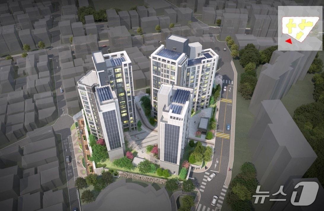 본문 이미지 -  성북구 안암동 3가 54번지 일대 모아주택 (서울시 제공)  뉴스1 ⓒ News1