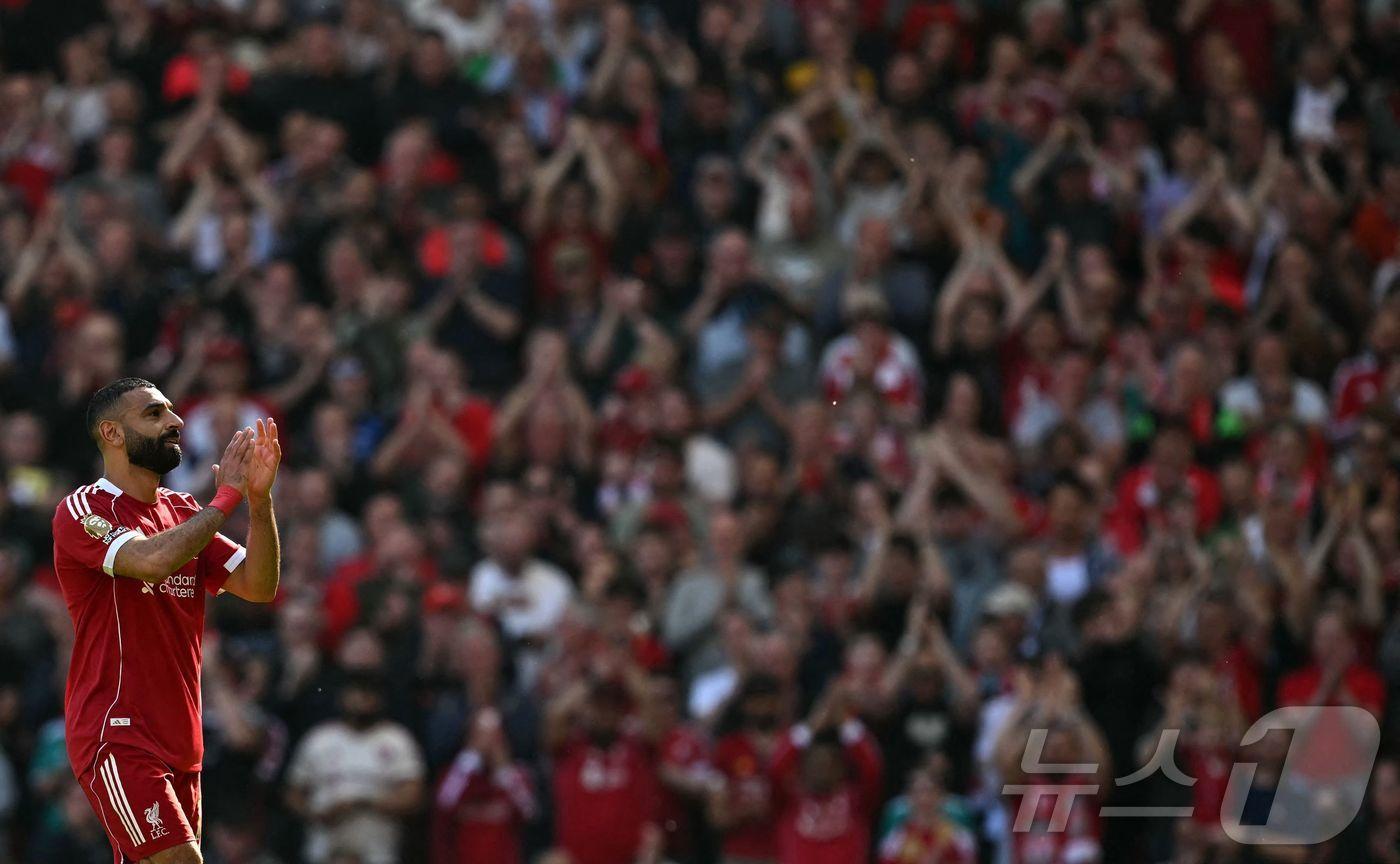 본문 이미지 - 리버풀의 모하메드 살라.  ⓒ AFP=뉴스1