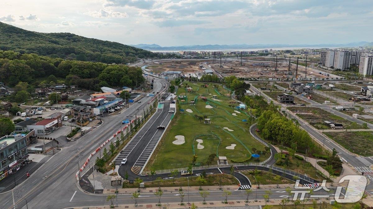 본문 이미지 - 파주 심학산파크골프장. (파주시 제공, 재판매 및 DB금지)