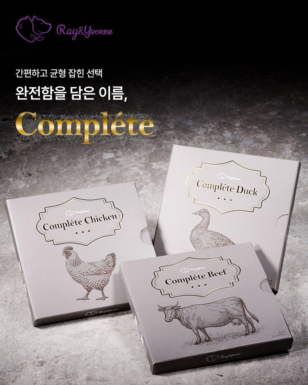 본문 이미지 - 한국반려동물영양연구소(대표 정설령)의 자연식 브랜드 레이앤이본이 최근 반려동물을 위한 프리미엄 영양간식 '컴플리테(Compl&egrave;te)'를 공식 출시했다(업체 제공). ⓒ 뉴스1