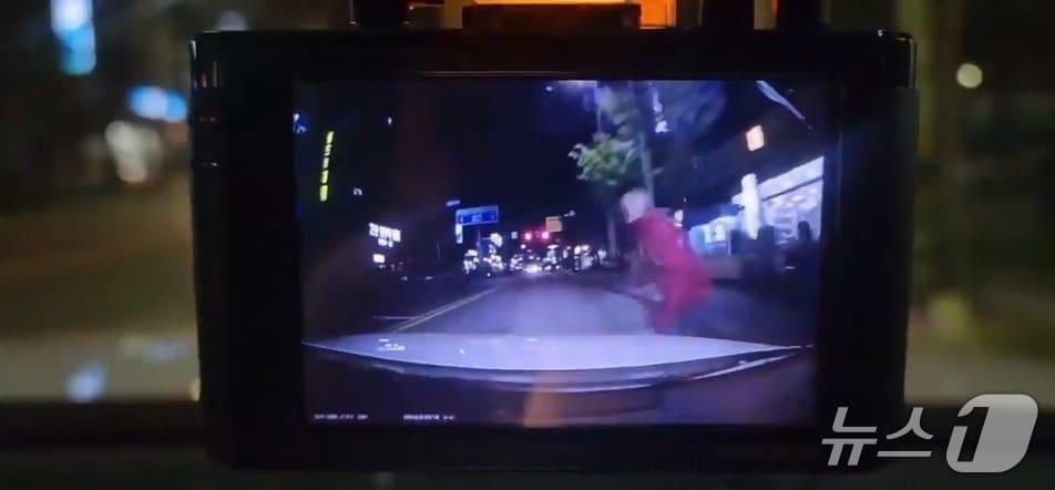 본문 이미지 - 사고 현장 모습.(이 후보 측 제공)