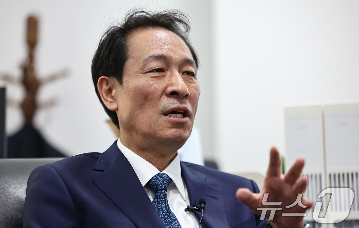 본문 이미지 - 우상호 더불어민주당 강원특별자치도지사 예비후보. ⓒ 뉴스1 김도우 기자