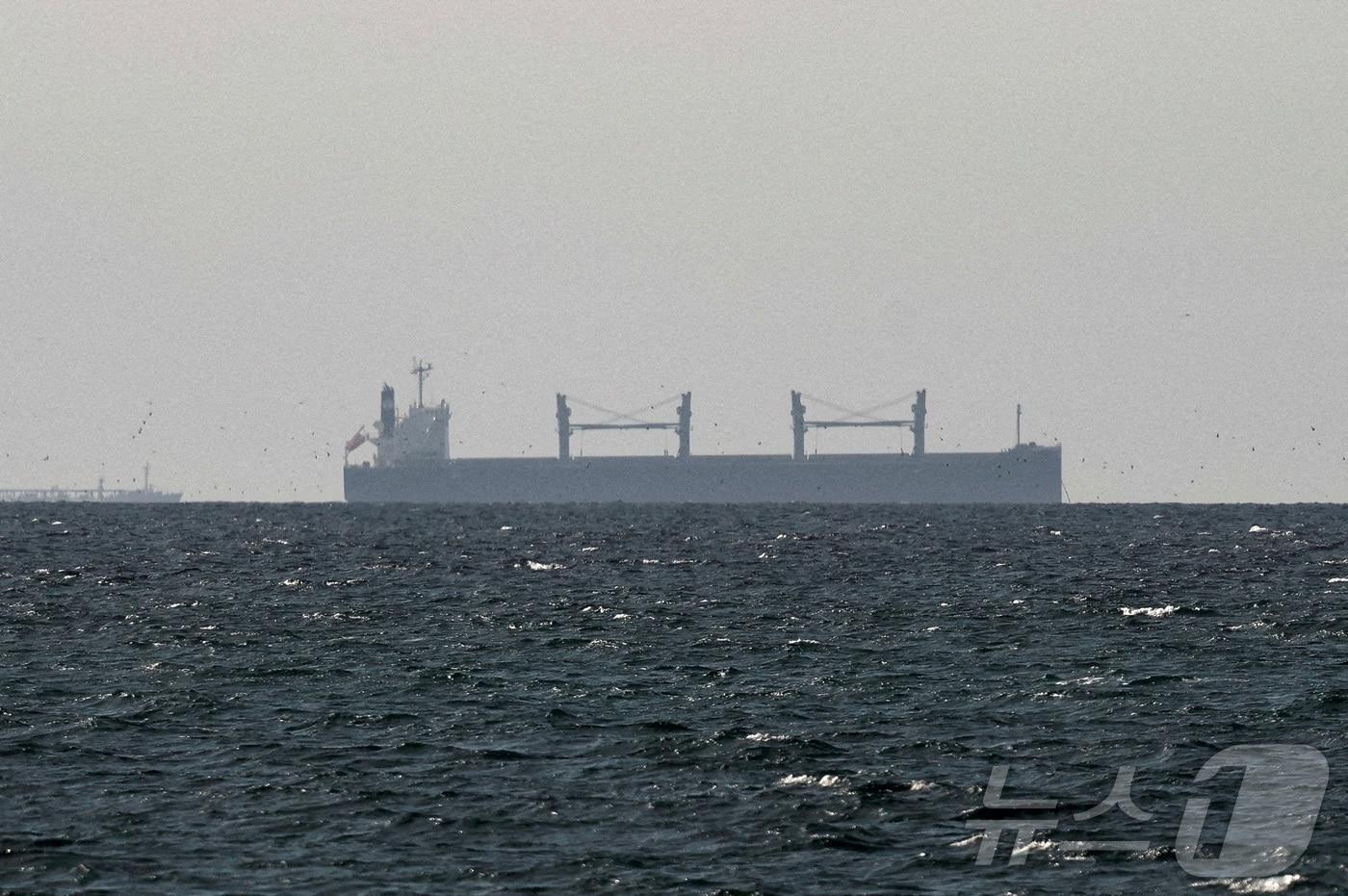 본문 이미지 - 걸프만 인근 화물선 <자료사진> ⓒ 로이터=뉴스1