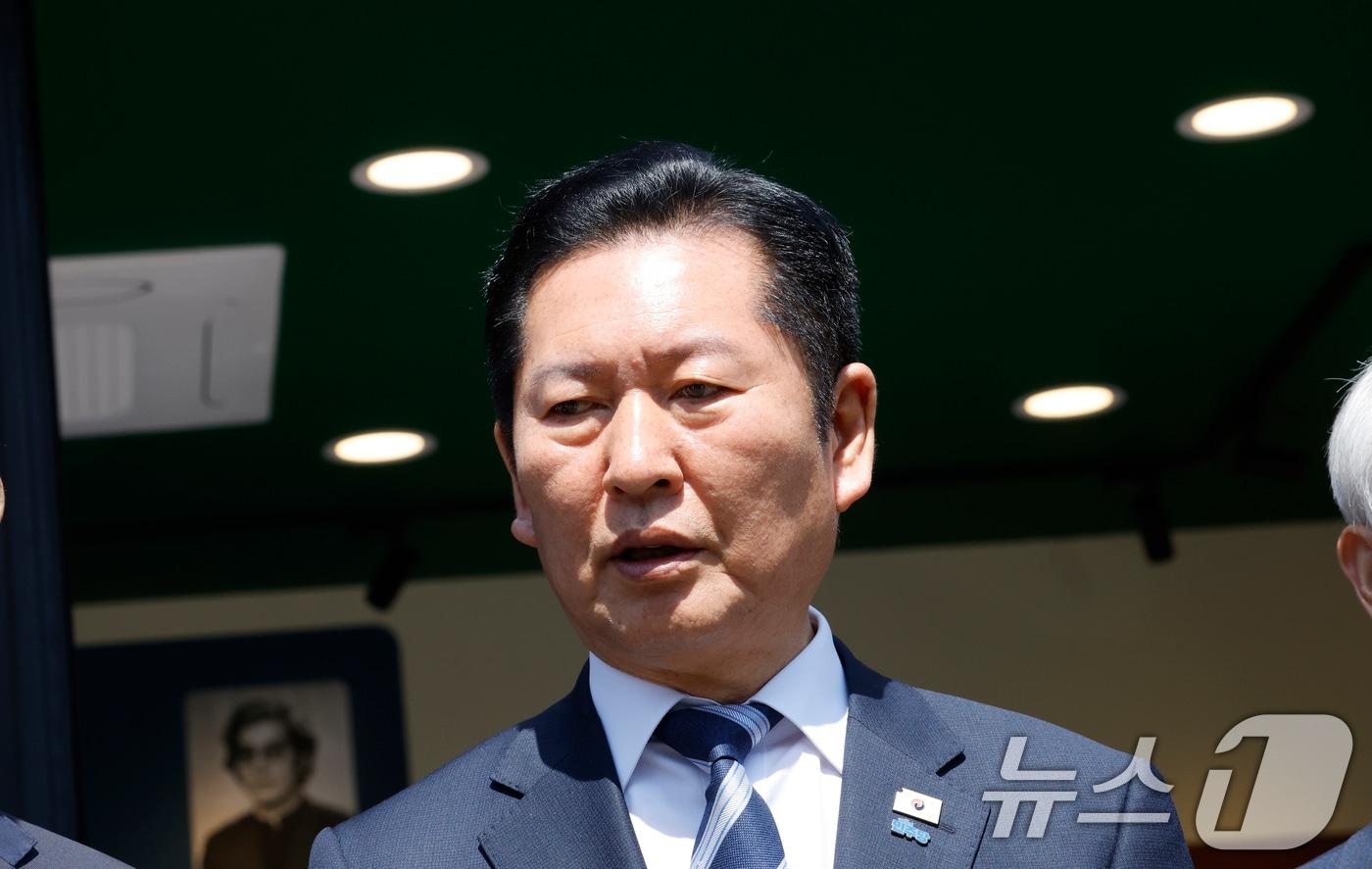 본문 이미지 - 정청래 더불어민주당 대표. ⓒ 뉴스1 김태성 기자