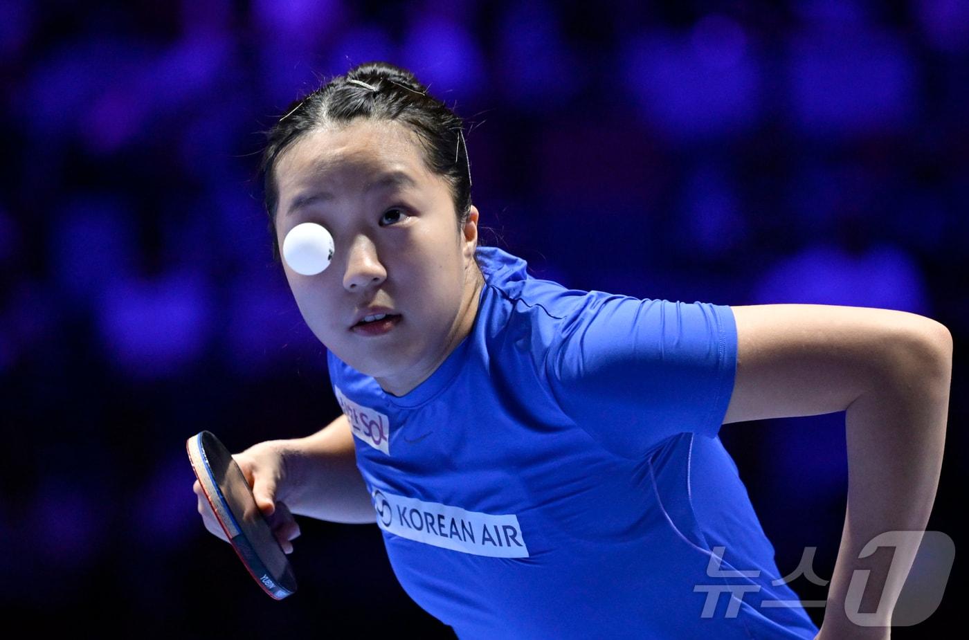 본문 이미지 - 신유빈(대한항공). ⓒ 신화=뉴스1