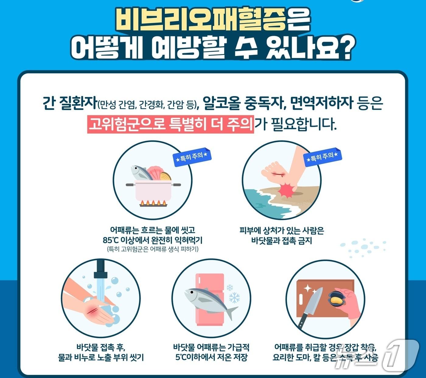 본문 이미지 - 비브리오패혈증 예방수칙./뉴스1 