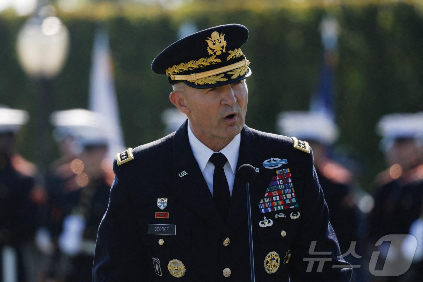 본문 이미지 - 랜디 조지 미국 육군참모총장. 2025.09.19 ⓒ 로이터=뉴스1