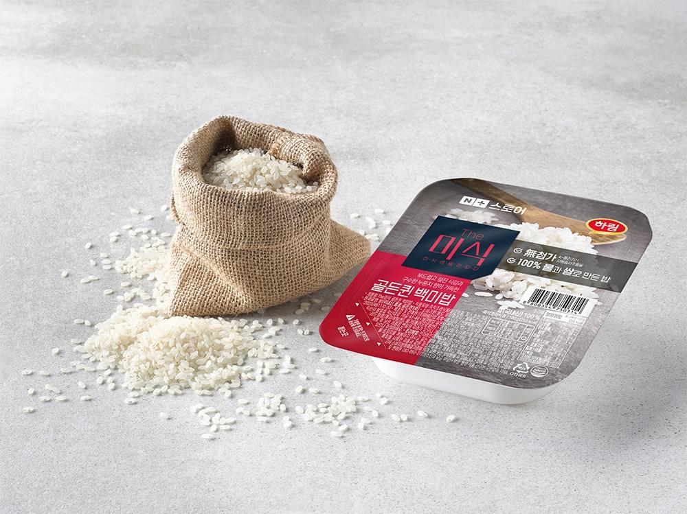 본문 이미지 - 골든퀸 백미밥 제품 이미지.(하림 제공)
