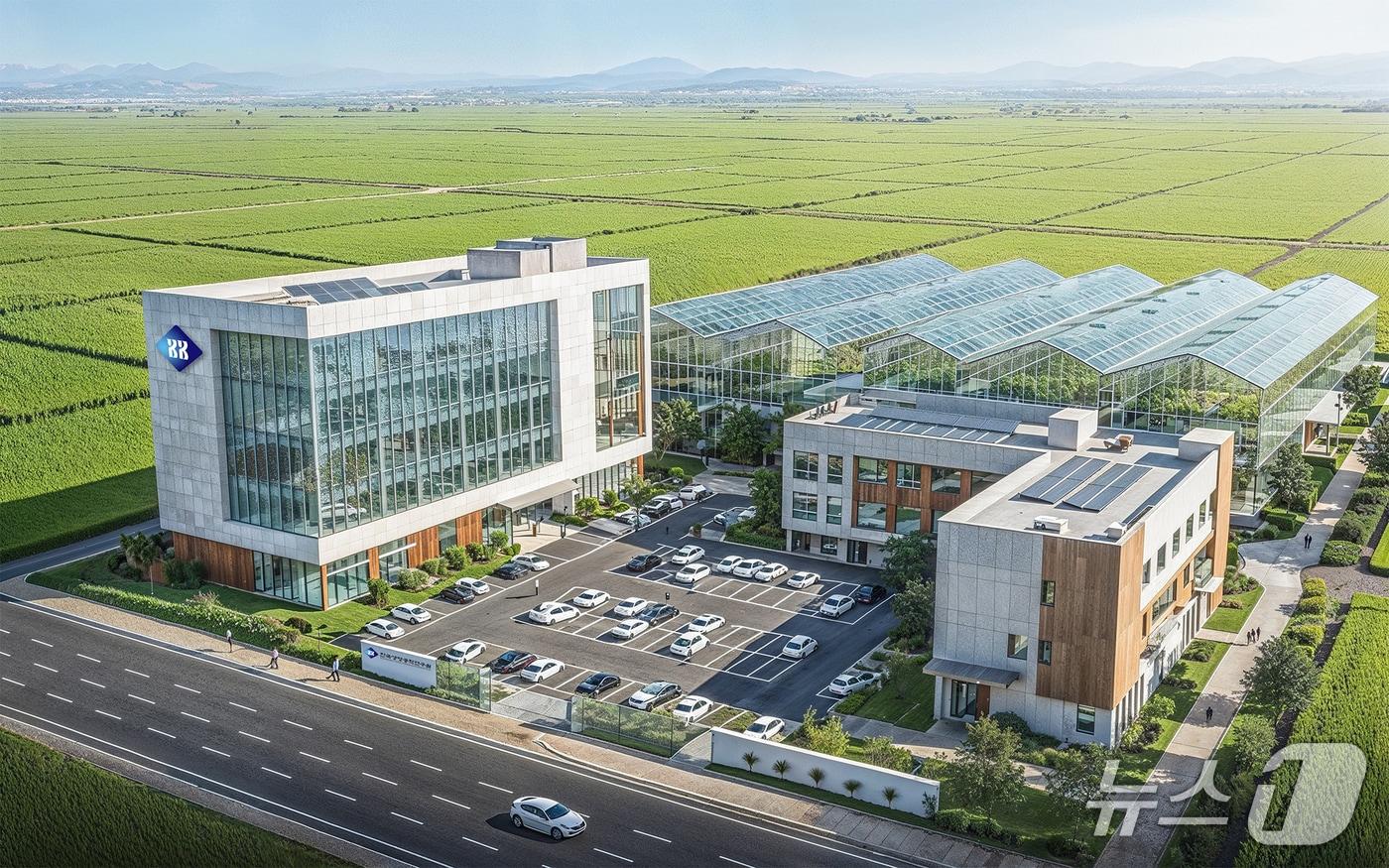 본문 이미지 - 한국생명공학연구원 서산분원 조감도(서산시 제공. 재판매 및 DB금지)2026.4.6/뉴스1
