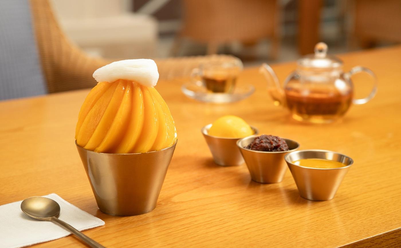 본문 이미지 - 제주신라호텔의 쁘띠 애플망고 빙수(호텔신라 제공)