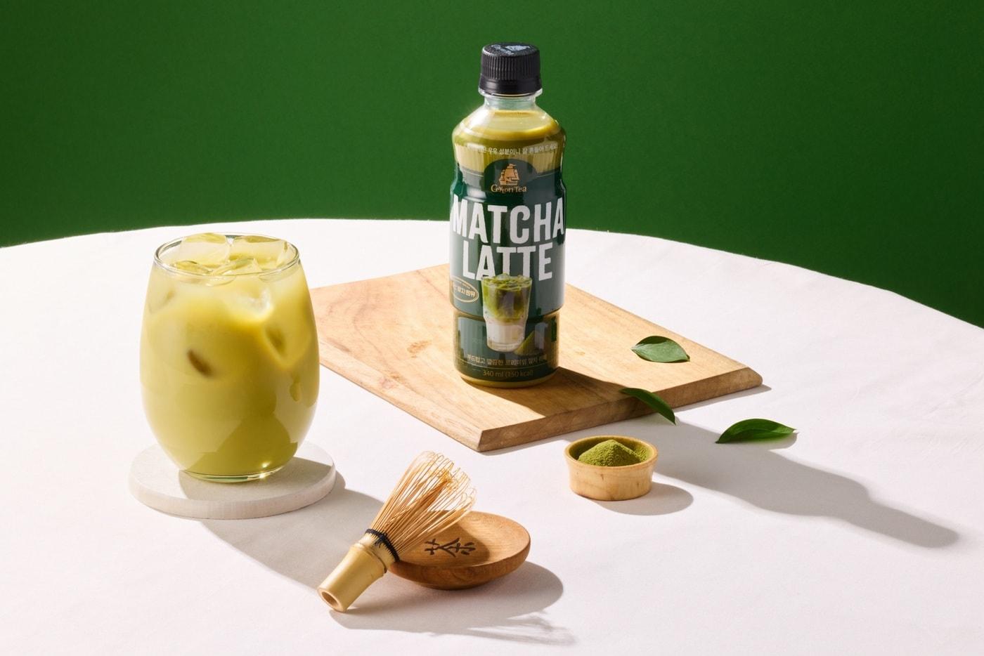 본문 이미지 - 실론티 말차 라떼 제품 이미지.(롯데칠성음료 제공)