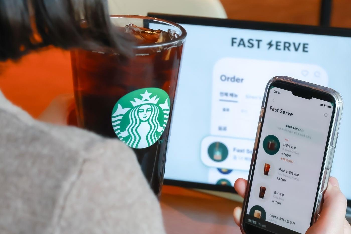 본문 이미지 - 스타벅스 '패스트 서브'.(스타벅스 코리아 제공)