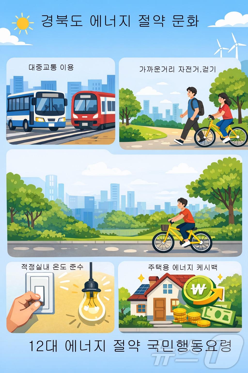 본문 이미지 - ‘에너지 절약 합동 캠페인’ 포스터.(경북도 제공, 재판매 및 DB 금지)