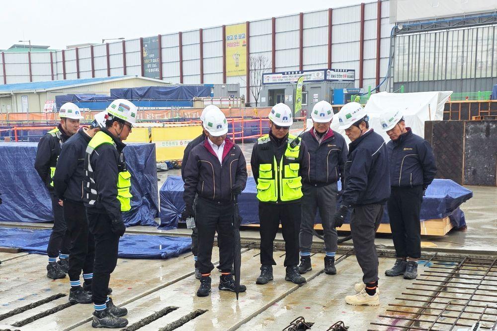 본문 이미지 - 중흥토건 안전점검 현장 모습.(중흥그룹 제공)뉴스1ⓒ news1