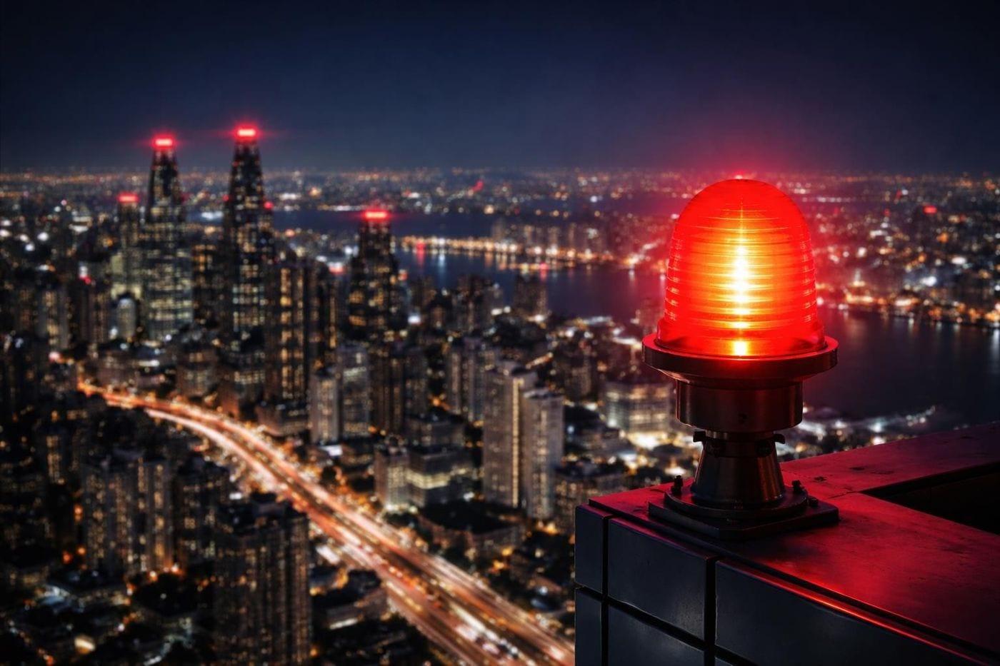 본문 이미지 - 항공장애 표시등 이미지.(한국교통안전공단 제공)뉴스1ⓒ news1