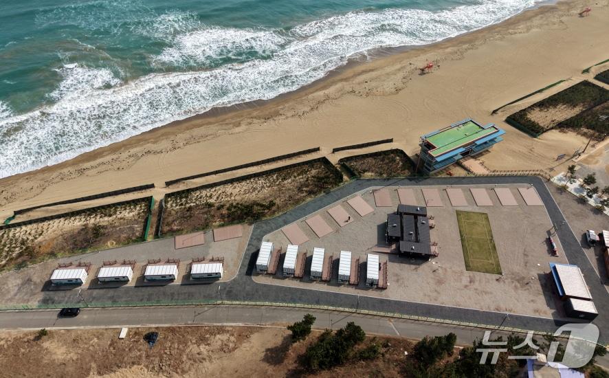 본문 이미지 - 경북 포항철강공단 근로자 등을 위해 조성한 근로자 다목적 야영장이 오는 7일부터 시범 운영에 들어간다. (포항시 제공, 재판매 및 DB 금지)