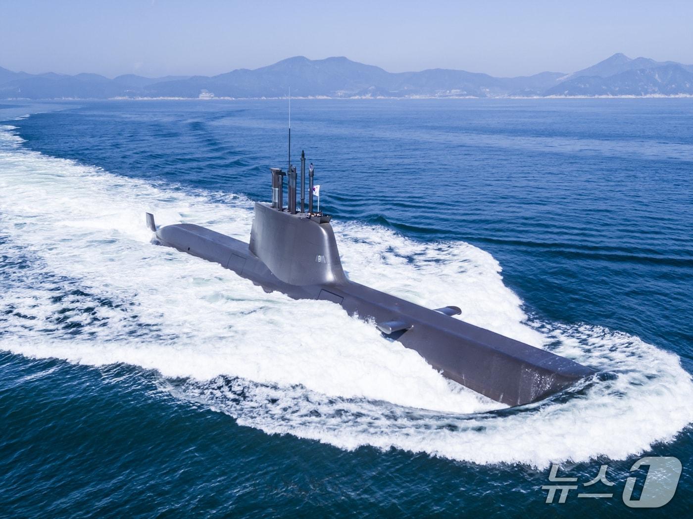 본문 이미지 - 유관순함 시운전 사진(한화오션 제공)