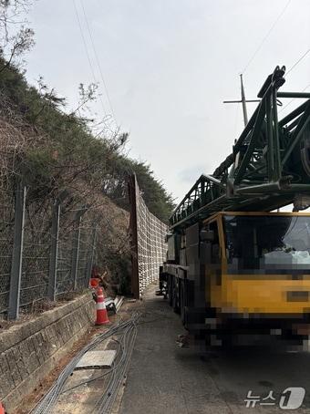 본문 이미지 - 사고 현장.(경남소방본부 제공. 재판매 및 DB금지)