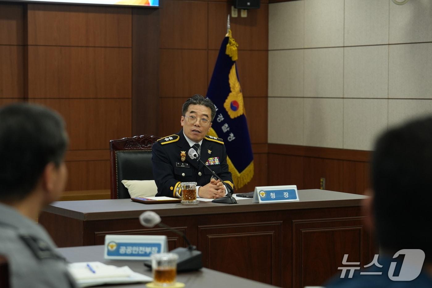 본문 이미지 - 백동흠 제23대 대전경찰청장(대전경찰청 제공) /뉴스1