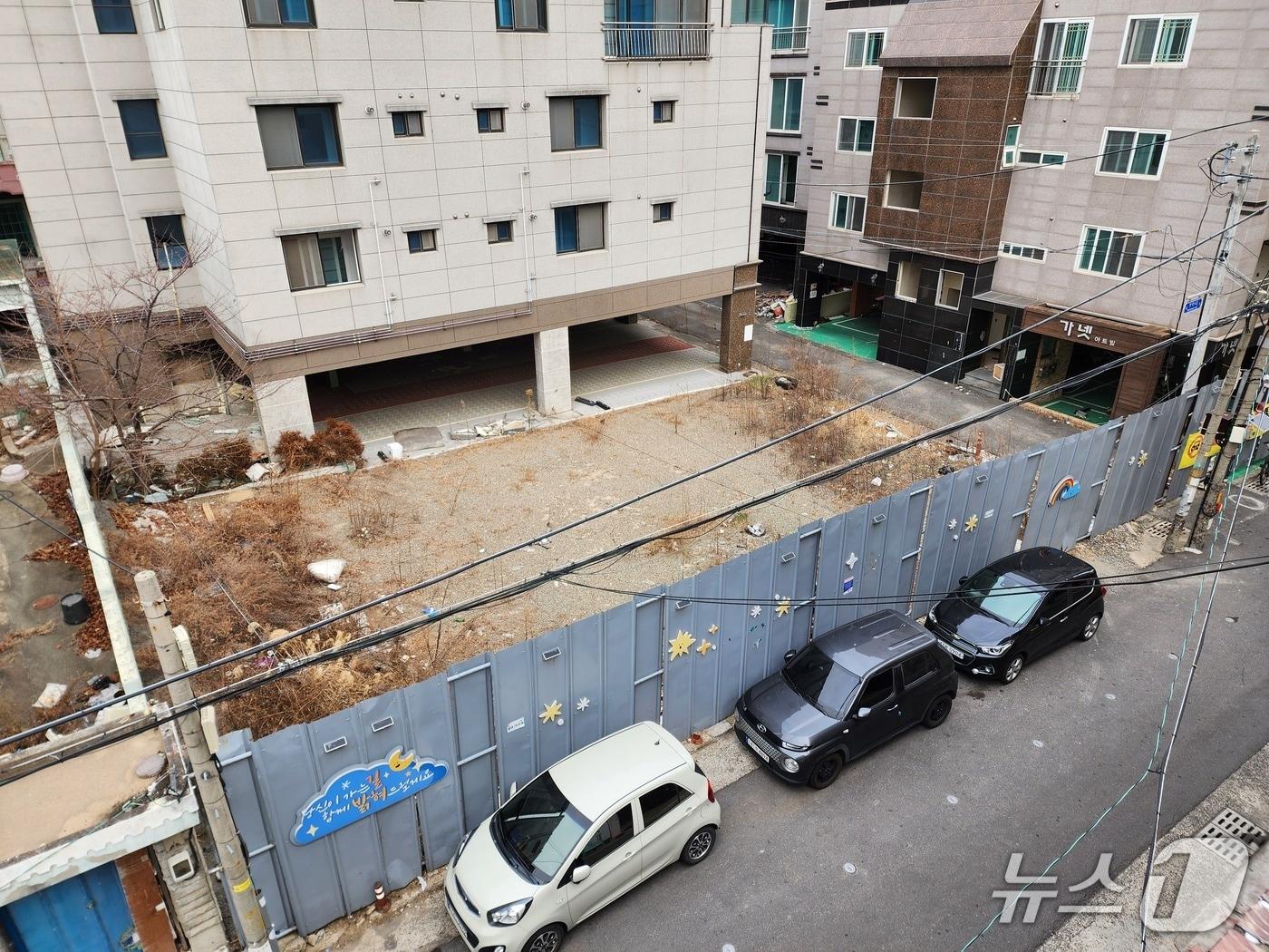 본문 이미지 - 울산 동구 주차장으로 조성될 부지.(울산 동구 제공. 재판매 및 DB금지)/뉴스1