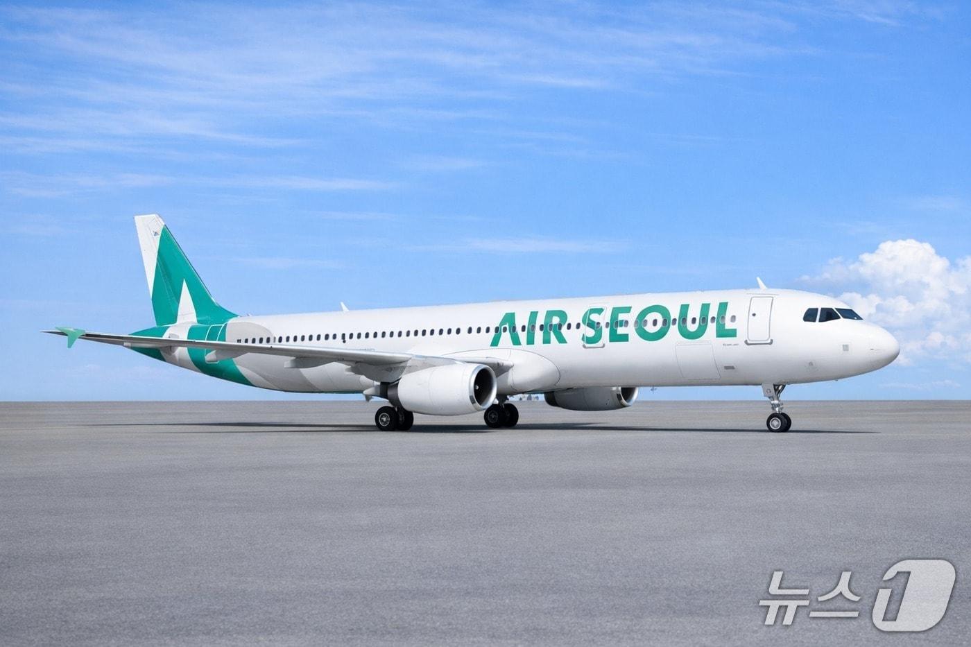 본문 이미지 - 에어서울 항공기