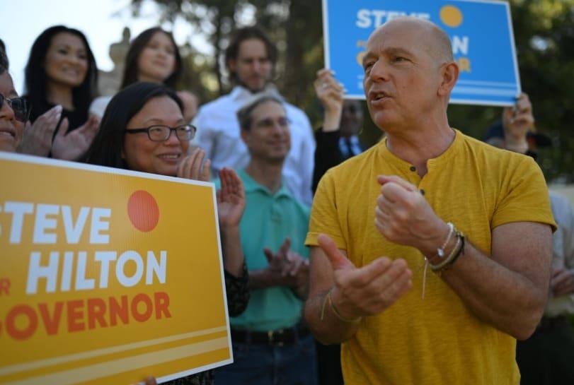 본문 이미지 - 스티븐 힐튼. (선거 캠프 홈페이지 캡쳐)