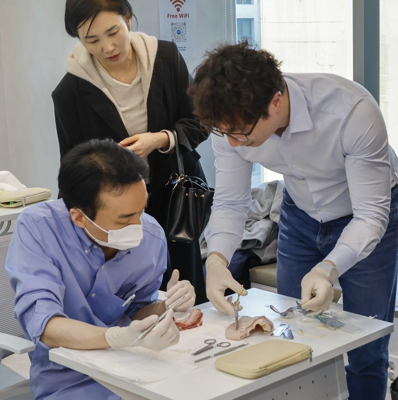 본문 이미지 - '엑셀오스 인젝트' 핸즈온 세미나 현장(시지바이오 제공)