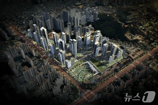 본문 이미지 - 경기 군포시 산본 9-2구역 조감도. (군포시 제공. 재판매 및 DB 금지) 2026.4.7/뉴스1 