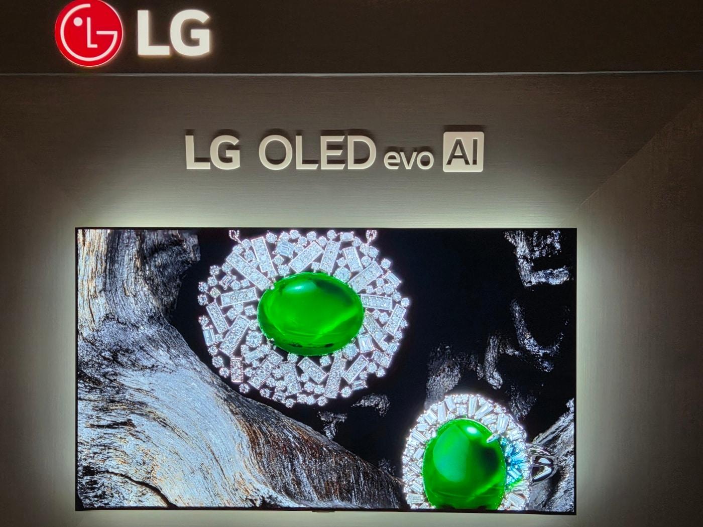 본문 이미지 - LG전자가 차세대 프리미엄 올레드 TV '에보'를 선보였다./뉴스1 황진중 기자