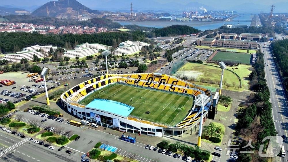 본문 이미지 - 광양축구전용구장 전경. (전남드래곤즈 제공. 재판매 및 DB금지)