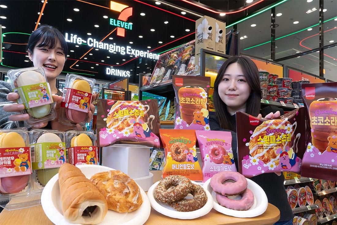 본문 이미지 - 올해 베이커리 집중 육성 첫번째 프로젝트 위글위글 컬래버 베이커리.(세븐일레븐 제공)