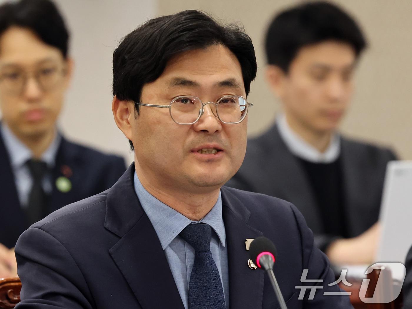 본문 이미지 - 이정문 더불어민주당 의원. 2026.4.7 ⓒ 뉴스1 황기선 기자