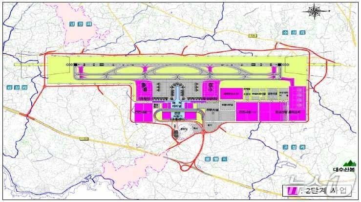 본문 이미지 - 제주 제2공항 배치도.