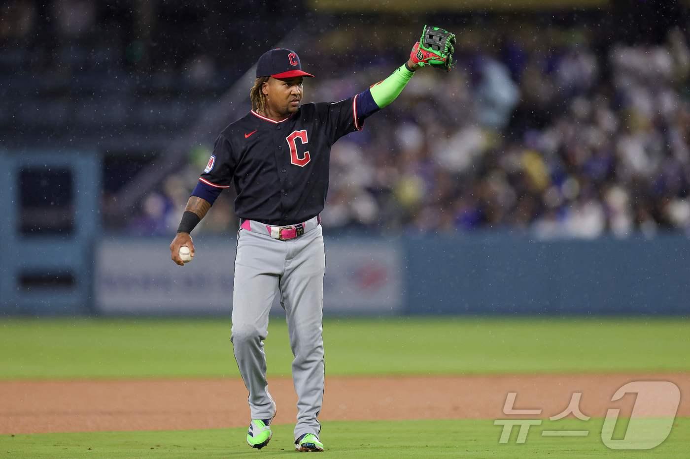 본문 이미지 - MLB 클리블랜드 호세 라미레스.ⓒ AFP=뉴스1