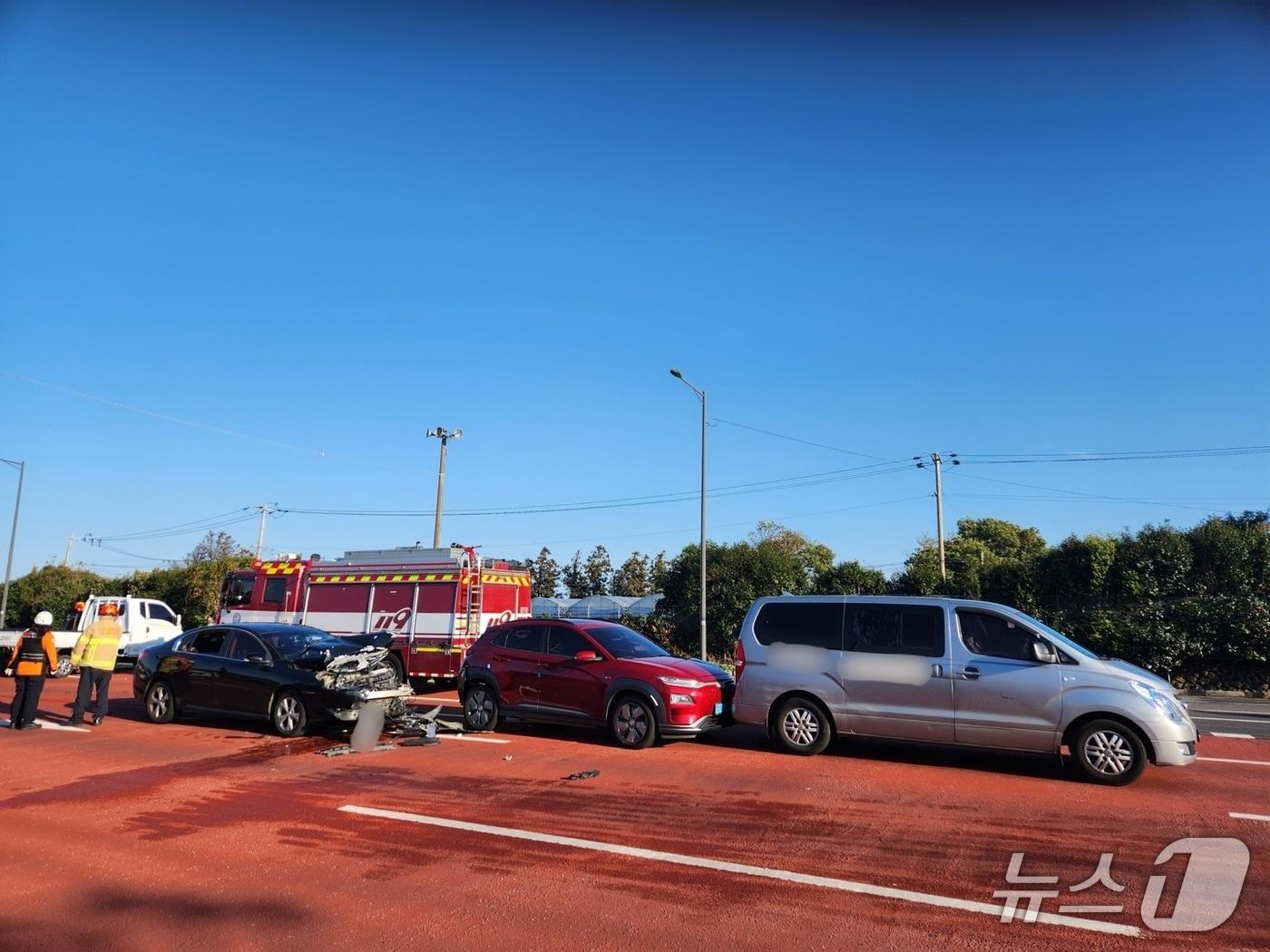 본문 이미지 - 사고 현장(제주소방본부 제공. 재판매 및 DB금지)/뉴스1