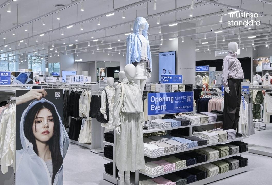 본문 이미지 - 지난 2일 오픈한 무신사 스탠다드 롯데몰 은평점 매장 내부(무신사 제공)