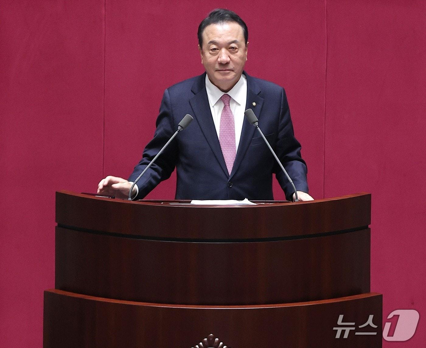 본문 이미지 - 엄태영 의원의 본회의장 모습.(엄태영 의원실 제공. 재판매 및 DB금지)  