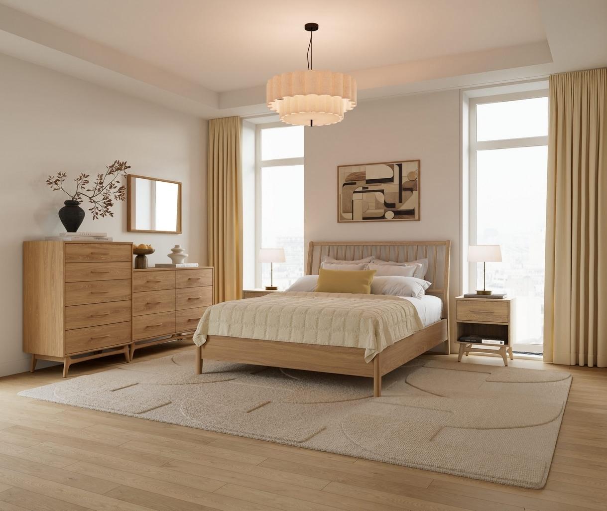 본문 이미지 - 신세계까사 마테라소 온라인 전용 침실 가구 모리 시리즈(마테라소 제공)