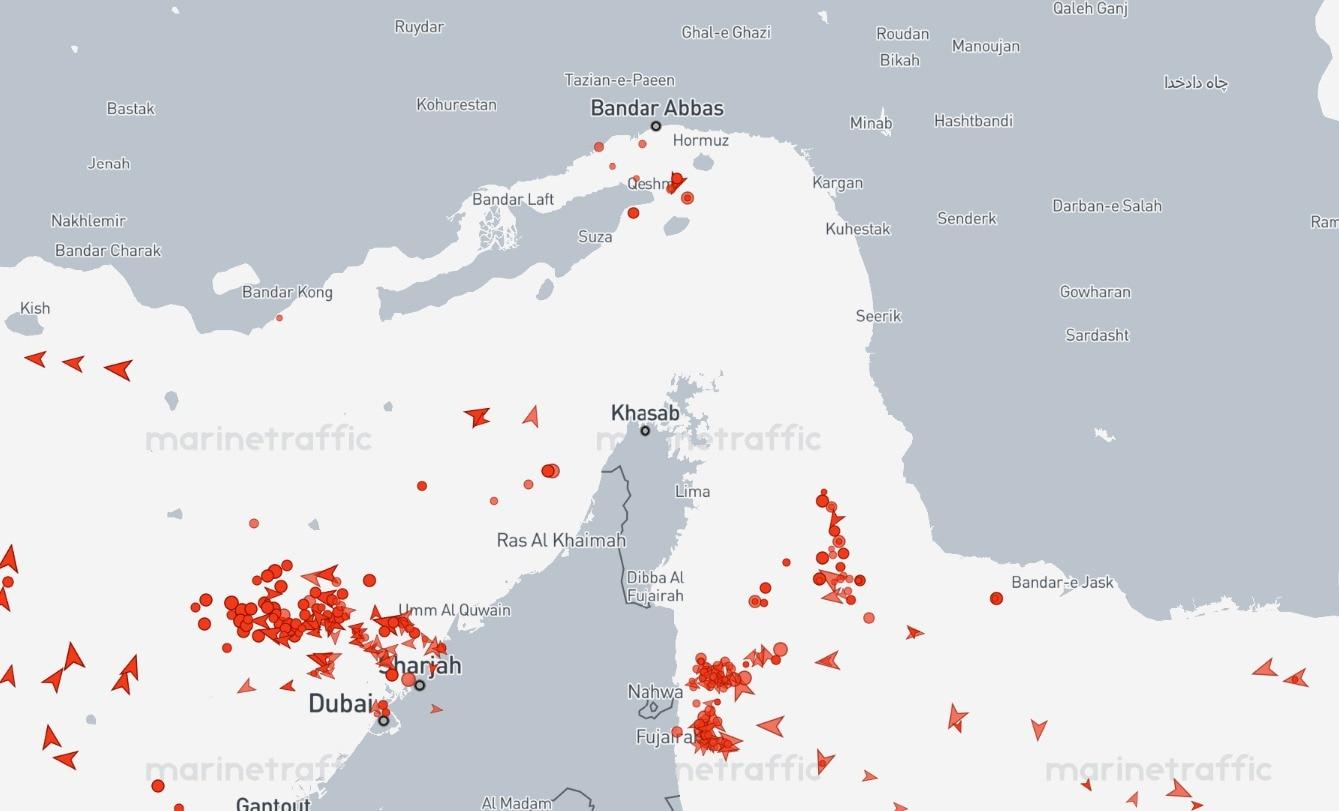 본문 이미지 -  마린 트래픽 갈무리.