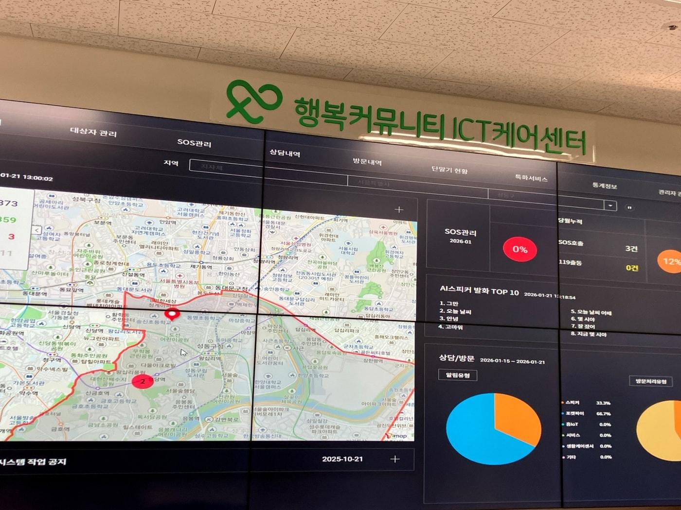 본문 이미지 - 행복커뮤니티 관제센터(성동구 제공)