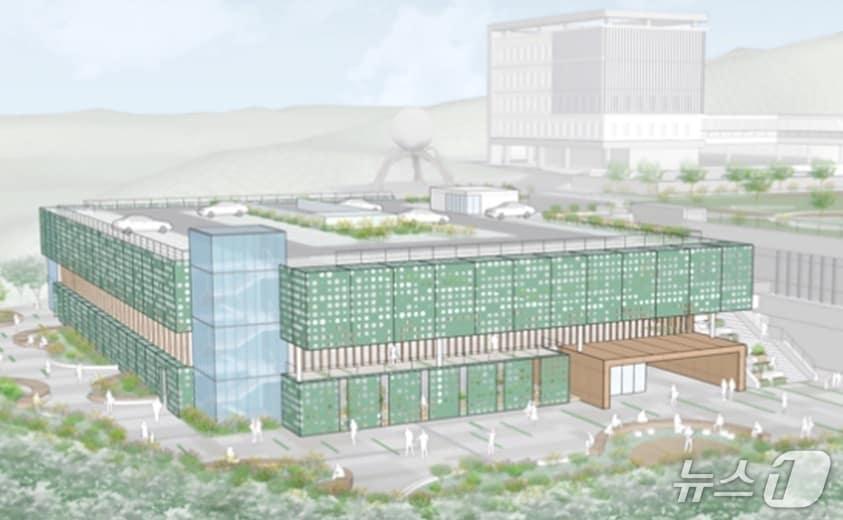 본문 이미지 - 울주군, ‘군청사 주차장 증축’ 건축 설계공모 당선작 선정_cr