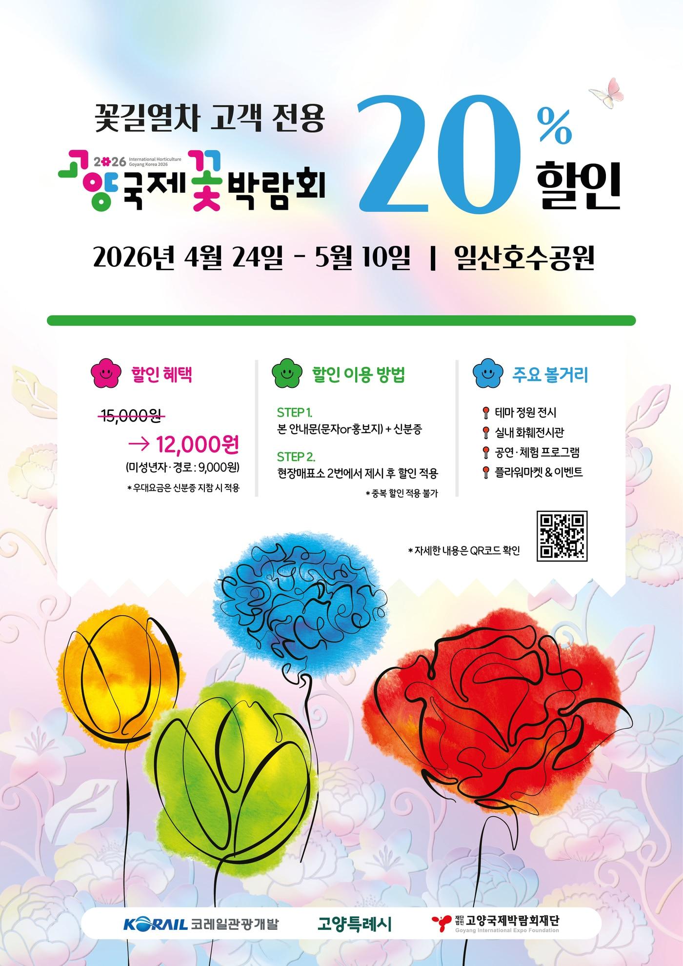 본문 이미지 - 코레일관광개발 봄꽃 기차여행 이용자 대상 할인 포스터.(코레일관광개발 제공)뉴스1ⓒ news1