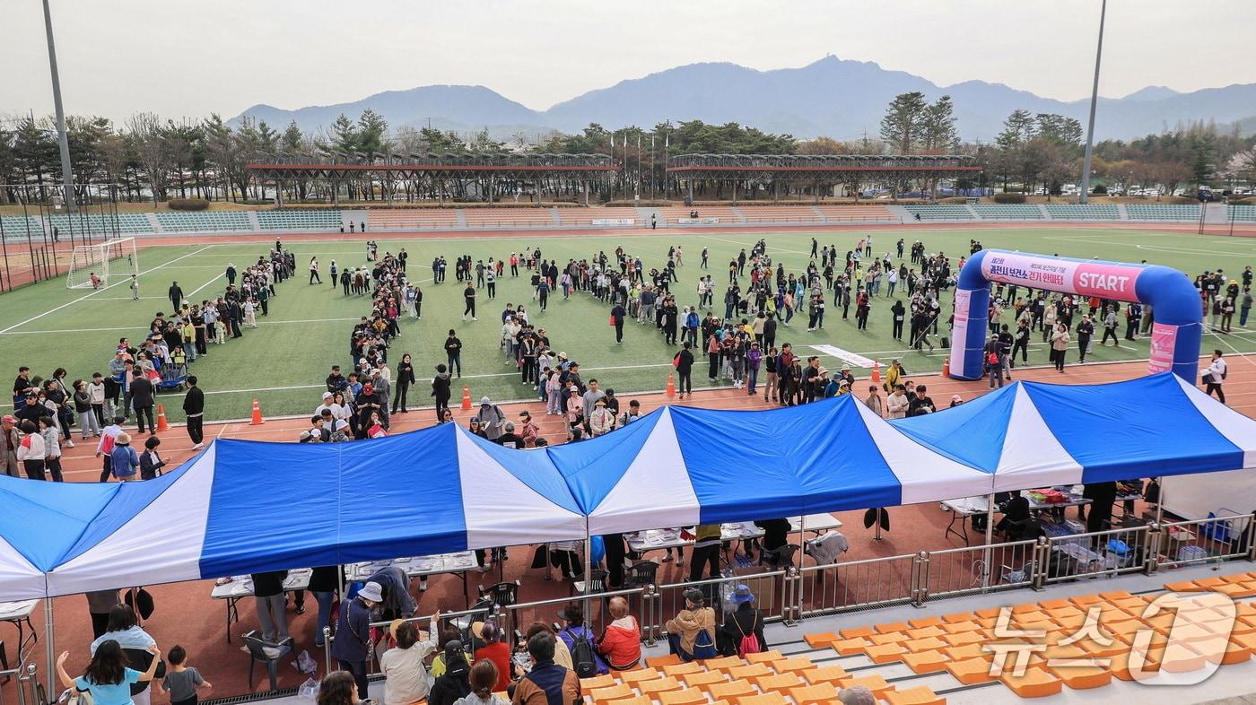 본문 이미지 - 지난해 건강 한마당 행사.(과천시 제공)