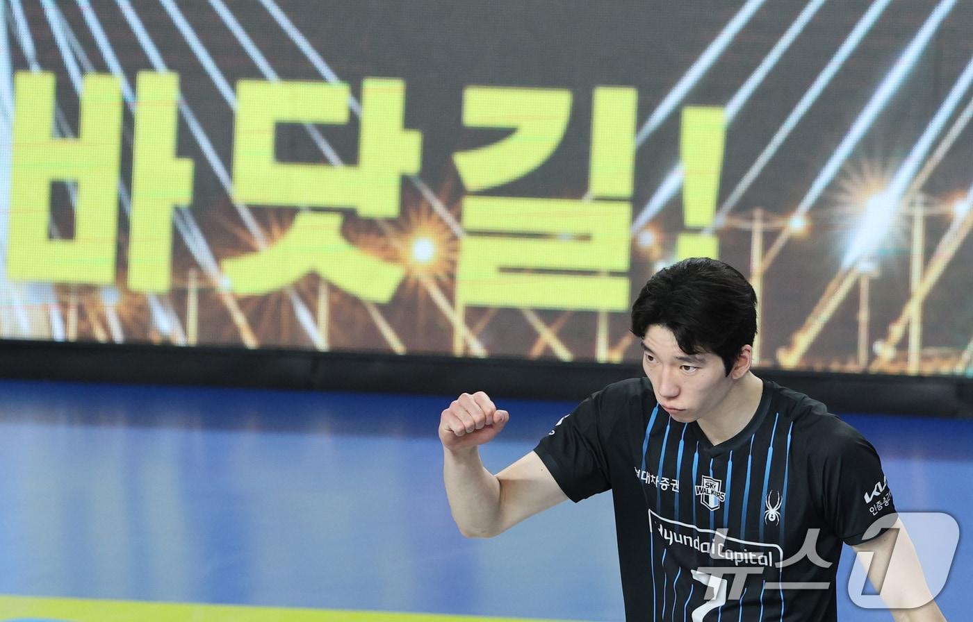 본문 이미지 - 현대캐피탈 허수봉. 2026.4.8 ⓒ 뉴스1 김기태 기자