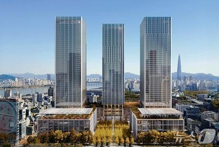 본문 이미지 - 현대차그룹 GBC 사옥 조감도 (서울시 제공) 뉴스1ⓒ news1 