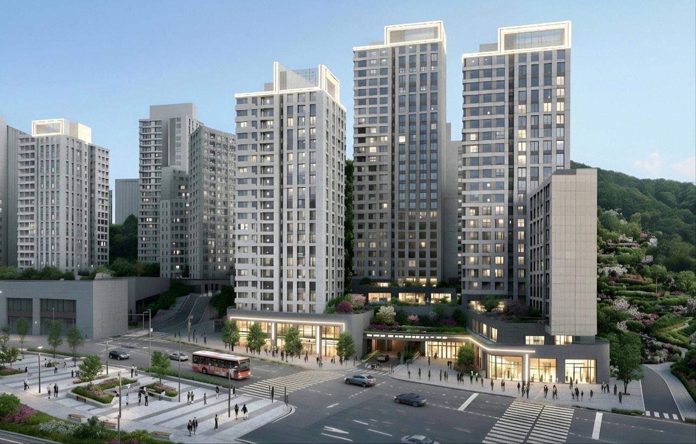 본문 이미지 - 서울 관악구 난곡 A2 구역 조감도.(국토부 제공) / 뉴스1 ⓒ News1