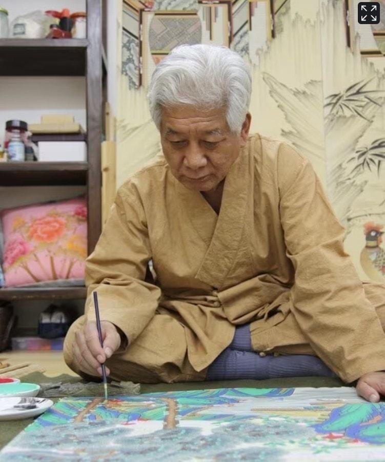 본문 이미지 - 송규태 화백 (한국문화예술위원회 제공)