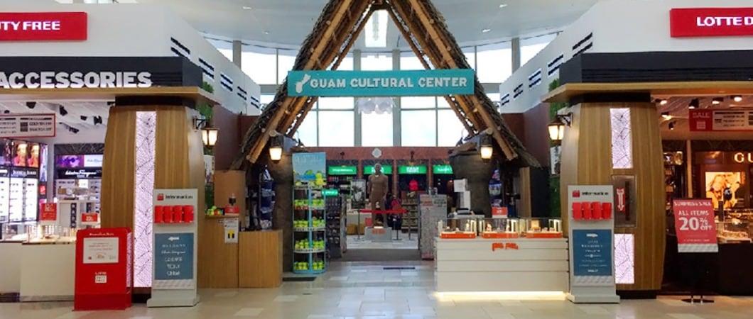 본문 이미지 - 롯데면세점 괌 공항점(롯데면세점 누리집 갈무리)