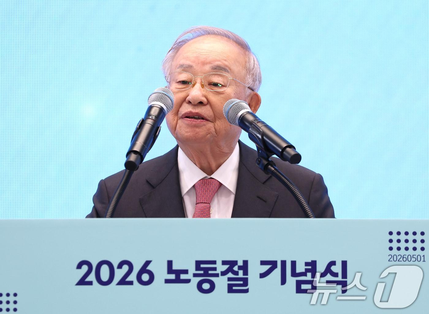본문 이미지 - 손경식 한국경영자총협회 회장 2026.5.1 ⓒ 뉴스1 허경 기자